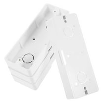 KONTONTY 4 Pcs Electric Boxes for Outlets Flush Mounted Sockets White