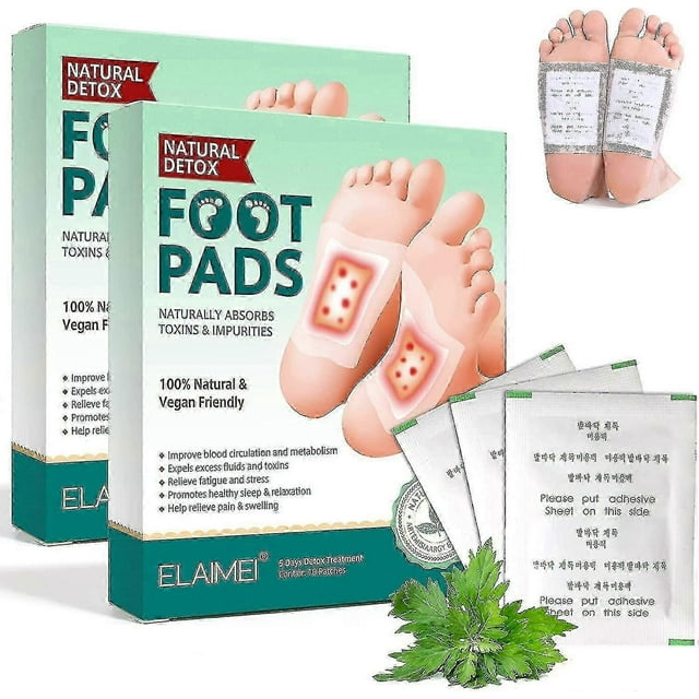 Detox Foot Patches 10 Pcs/30pcs Detox Foot Pads Relieve Body Stress Feet Detox Pads Remove Body Toxins