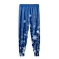 thumbnail image 5 of Mens Pajama Pants Set Flannel Cotton Lightweight Sleep & Lounge Pants, PJ Bottoms with Pockets Hiking Pants Men Elastic Waist, 5 of 9