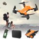 thumbnail image 1 of Dron plegable WJSXC con cámara dual HD 1080P, FPV, para principiantes, control por gestos, modo sin cabeza, cuadricóptero RC WiFi, evitación de obstáculos, color naranja, 1 of 6