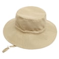 thumbnail image 2 of Kids Toddler Baby Summer Bucket Sun Hat Breathable Adjustable Fisherman Hats 0-6 Years, 2 of 3