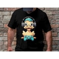 thumbnail image 3 of Video Game Player Gamer Cute Duck Gaming Gift for Men Women T-Shirt Video Game Gamer Birthday Holiday Presents Gifts Tshirt, 3 of 10