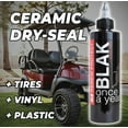 thumbnail image 2 of BLAK 8oz | Tire Coating & Trim Restorer | Ceramic-Hybrid Protectant for Cars, Motorcycles, Golf Carts, RVs | Restore Faded Plastic, Repair Vinyl & Prevent Dry Rot | Semipermanent Seal, 2 of 9