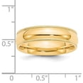 thumbnail image 2 of Avariah Diamonds Solid 14k Yellow Gold 6.2mm Milgrain Half Round Comfort Fit Wedding Band Size 10 - Ring Size 10.0, 2 of 4
