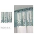 thumbnail image 5 of serony Lace Cafe Kitchen Ruffle Window Drape Valance Semi Transparent Voile Curtains Window Treatment, 5 of 5