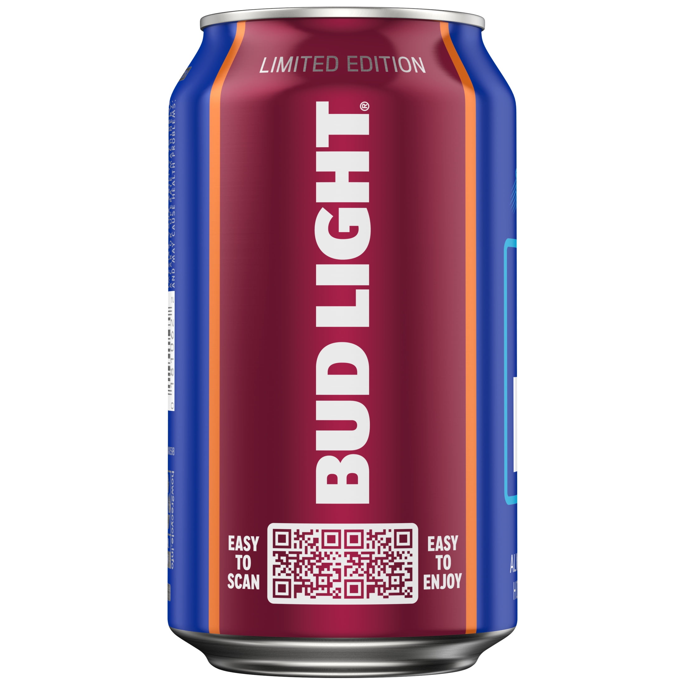 Bud Light New York Giants Beer Koozie Fits 16 oz Aluminum Can - Six (6) New  F/S