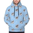 thumbnail image 2 of Bingfone French Bulldog2 Men's Drawstring Hoodie Long Sleeve Pocket Sweatshirts-X-Large, 2 of 6