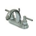 thumbnail image 1 of Kingston Brass KS8611EL 4 Inch Center Lavatory Faucet - Polished Chrome, 1 of 1