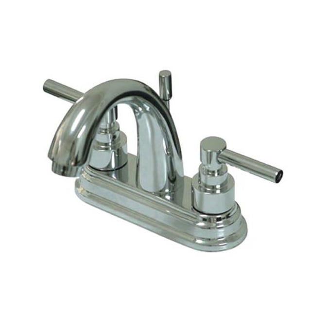 Kingston Brass KS8611EL 4 Inch Center Lavatory Faucet - Polished Chrome