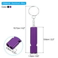 thumbnail image 2 of Unique Bargains Sifflet de Survie, Lot de 4 Sifflet de Sécurité à Son Fort pour Randonnée, Noir, Violet, 2 of 6