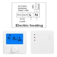 thumbnail image 4 of Temperature Controller, High Accuracy 5~35°C RF Wireless Programmable Thermostat, For Office Baby Room Home Living Room, 4 of 8