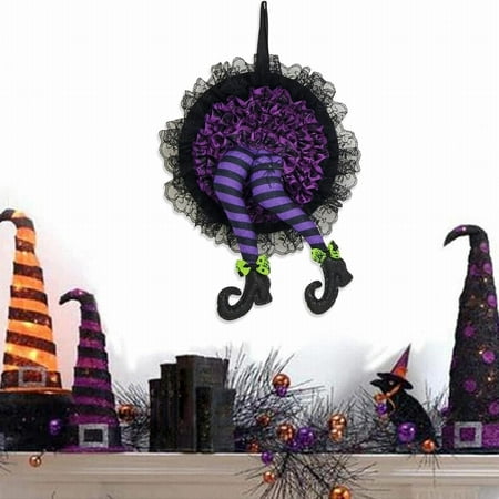 

XHXGZ Halloween Garland Outdoor Halloween Garland Legs Hanging Decorations Festival Party Venue Decoration Props Decoration Black Garland