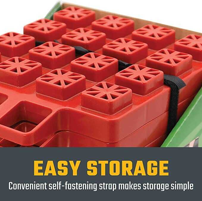 RV Stackers Valterra Stacker Leveler Jack Pads - 10 Pack With Storage ...