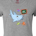 thumbnail image 4 of Inktastic Teacher Shark with School of Fish Women's T-Shirt, 4 of 5