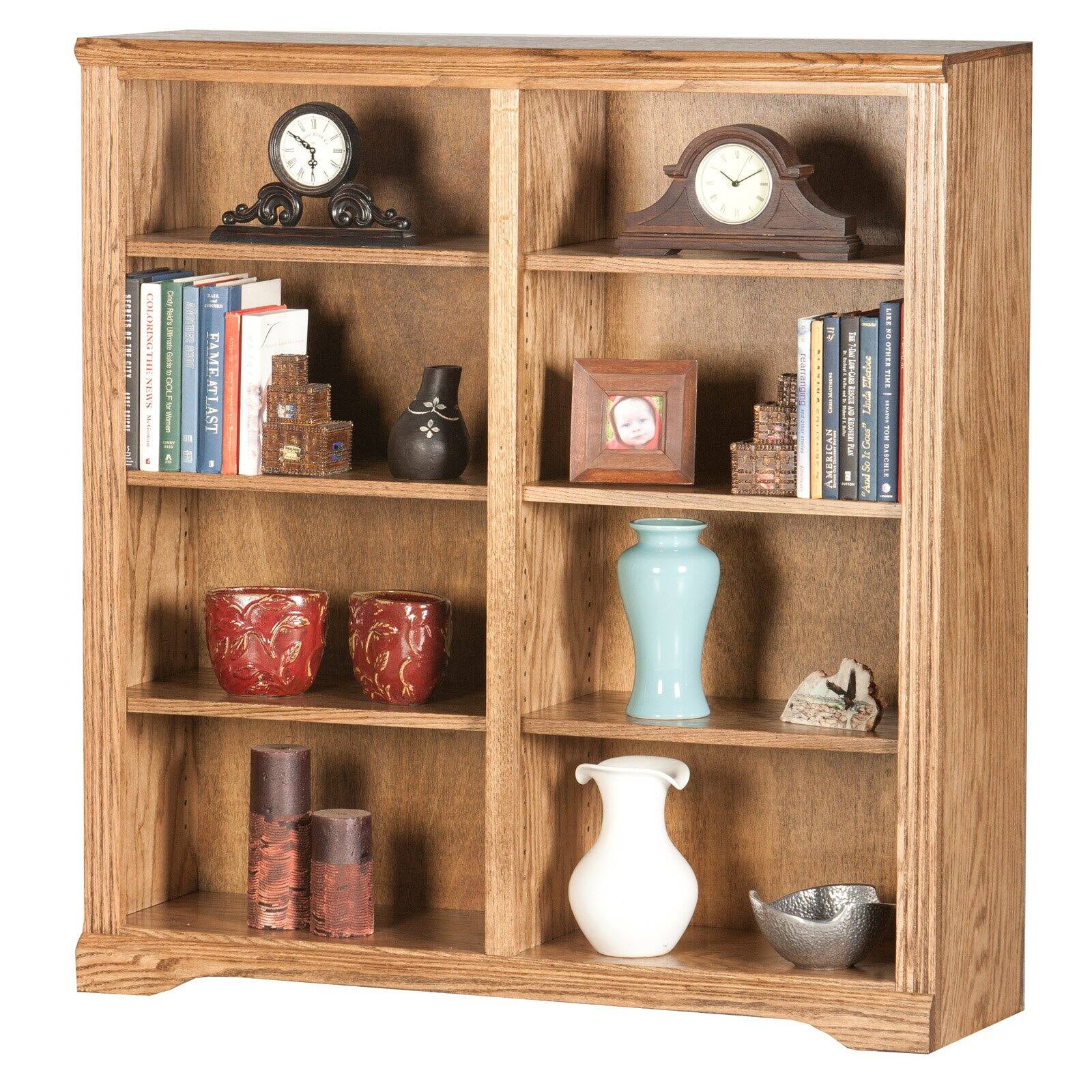 Modern Double Bookcase 