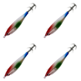 thumbnail image 1 of Señuelo Pesca Luminoso Plantillas Calamar Anzuelo Artificial Cebo para Peces () Rojo Verde Y Azul, 1 of 5