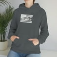 thumbnail image 2 of Northern Pike Fishing American Flag Hoodie, 2 of 4
