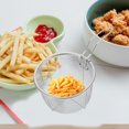 thumbnail image 3 of SHISUYAN 1 Pce Passoire en Acier Inoxydable Panier de Friture Pliant pour Aliments, 3 of 7