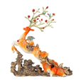 thumbnail image 1 of Estatua de alce, figura decorativa, soporte para botella de vino, colección de adornos de escritorio para Naranja, 1 of 9