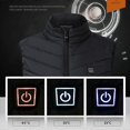 thumbnail image 4 of Lightweight Smart Heated Vest Thermal Heating Vest with 9 Heated Zone for Winter (No Power Bank) - S, 4 of 5