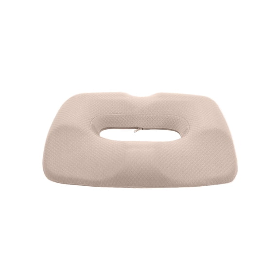 Yatlte Donut Gel Sitting Pillow - Orthopedic Coccyx Pain Relief Cushion with Tailbone Cutout for Hemorrhoids, Office/Car/Study, Postpartum & Surgery (17.72")