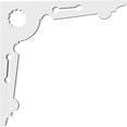 thumbnail image 3 of 5/8"W X 10"D X 10"H Cena Architectural Grade PVC Bracket, 3 of 11