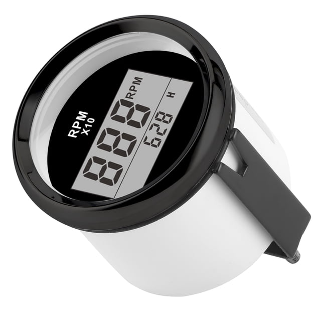 Medidor de tacómetro, medidor de tacómetro de 0 a 9990 RPM, accesorio para automóvil IP67, características de vanguardia del tacómetro