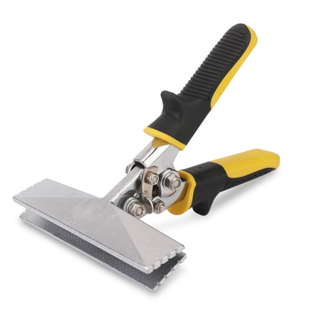 6-Inch Straight Jaw Sheet Metal Hand Seamer, Bender Tool with Ergonomic TyreGrip Handle