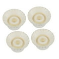 thumbnail image 2 of Imperial Inch Size Top Hat Bell Knobs for USA Made Gibson Les Paul SG Electric Guitar, Amber Set of 4 White, 2 of 4