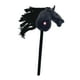thumbnail image 5 of Caballo de juguete, cabeza de animal de peluche, accesorios de actuación, caballo de juguete de Halloween en un palo con poste para niños de 3 años o Negro, 5 of 8