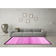thumbnail image 3 of Ahgly Company Indoor Rectangle Solid Pink Modern Area Rugs, 8' x 10', 3 of 4