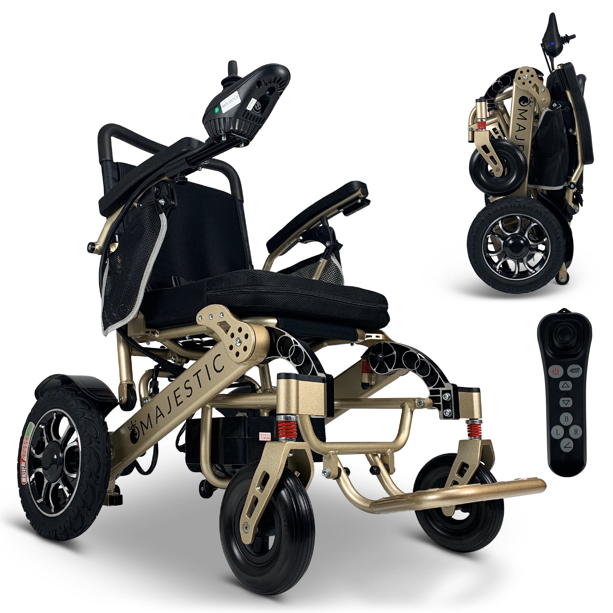 Majestic Electric Wheelchair, Folding Lightweight Wheelchairs