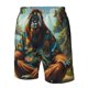 thumbnail image 4 of Fotbe Forest Meditating Gorilla Trajes de Baño Estampados para Hombre, Shorts de Verano de Secado Rápido, Ropa de Playa, Bañadores-X-Large, 4 of 6