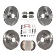 thumbnail image 1 of Transit Auto Front Rear Disc Brake Rotors Semi-Metallic Pads and Drum Kit (7Pc) for Car Chevrolet HHR K8S-102019, 1 of 11