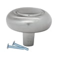 thumbnail image 2 of 5 Pack Classic Round Bubble Brushed Nickel Cabinet Hardware Knob, 1-1/4 Inch Diameter, 2 of 2