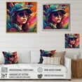 thumbnail image 4 of DESIGN ART Designart "Creative Artist" Fashion Woman Canvas Art Print 30 in. wide x 30 in. high, 4 of 5