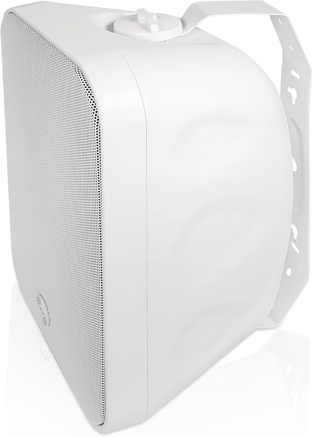 Sound Town Commercial Restaurant Bluetooth Amplifier + Surface-Mount Speaker Set, with One 6-Zone 70V/100V Amplifier with Bluetooth, 8 x 6.5-Inch Surface-Mount Speakers, White (STCA360X8MS6W)