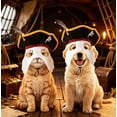 thumbnail image 5 of Pirate Hat for Dogs and Cats, Funny Caribbean Style Pet Hat for Halloween Party and Cosplay, 5 of 6