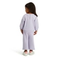 thumbnail image 3 of Stitch & Angel Baby Girl 2 Piece Embroidered Sweat Set, Sizes 0-24 Months, 3 of 3