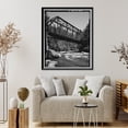 thumbnail image 4 of Historic Framed Print, Southern Pacific Railroad Shasta Route, Bridge No. 324.99, Milepost 324.99, Shasta Springs vicinity, Siskiyou County, CA - 8, 17-7/8" x 21-7/8", 4 of 9