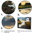 thumbnail image 3 of Designart "Green Yellow Illinois horizon" Landscapes Wall Art Living Room, 3 of 5