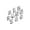 2, variant on Color-Shifting Motorcycle Number Decals Weatherproof Adhesive, Racing Stickers for Bike Personalization