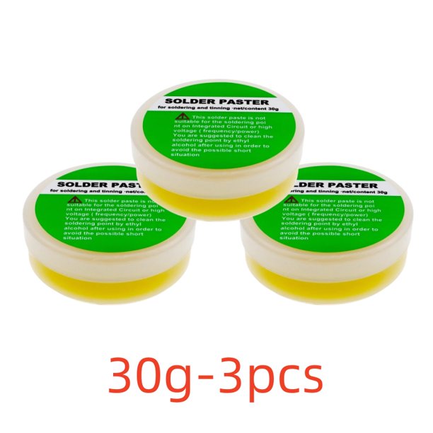 Pasta de soldadura profesional, flujo de soldadura de 183 grados, temperatura media, colofonia sin limpieza, 20g/30g/50g/100g, 1 ud.
