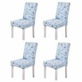thumbnail image 1 of 4PCS Stretch Removable Washable Dining Room Chair Protector Slipcovers/Home Decor Dining Room Seat Cover Multiple Styles, 1 of 5