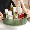 thumbnail image 2 of Tabletop Rotating Storage Box Cosmetics Organizing Jewelry Storage Box Perfume Shelf Balcony Dresser, 21*21*6cm, 2 of 2