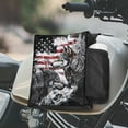 thumbnail image 2 of Uorisanigo ATV Tank Bag Quad ATV 4-Wheeler Saddlebags Universal Wolf American Flag Fender Bag Wear-Resistant Front Accessories Storage Pack Luggage Fit for Motorcycles, 2 of 7