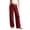 SCC260729#Wine, variant on Girls Wide Leg Baggy Pants Drawstring Pants Cotton Linen Pants loose fit Trousers 4T-13T