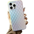 thumbnail image 6 of for iPhone Case,Luxury Slim Colorful Blu-ray Glossy Bumper Soft TPU Silicone Camera Lens Protection Soft Shockproof Phone Case (Stripe,iPhone 15 Plus), 6 of 6