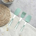 thumbnail image 6 of Vacemry Under $5 Baking Tool Set, Three Piece Silicone Utensil Collection, Spatula Scraper Brush Combo, Heat Resistant Kitchen Implement for Cooking, 6 of 6