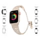 thumbnail image 2 of Compatible con Apple Watch Band 38 mm 42 mm Mujer, Pulsera de metal única Hebilla móvil Pulseras Correas de acero inoxidable Reemplazo para Apple iWatch Series 4/3/2/1 Xemadio 2033274-7, 2 of 9